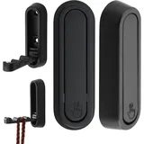 2er-set Wandhaken, 7 X 2 Cm, Einziehbare Wandhaken, 90°-klapphaken, Praktisch Und Langlebig, Für Küche Und Bad, Schwarz
