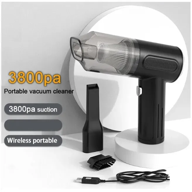 Tragbarer kabelloser Staubsauger für Zuhause und Auto, 200 W