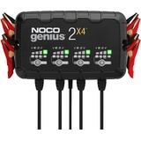 NOCO GENIUS2X4: 8A (2A/Bank) Ladegerät, 6V/12V Batterieladegerät, Erhaltungsladegerät und Desulfator mit Temperaturkompensation