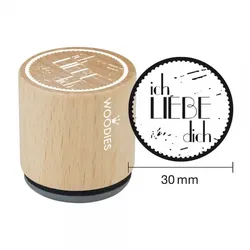 Woodies Stempel - Ich liebe Dich W04005