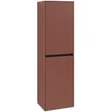 Villeroy & Boch Collaro Hochschrank C03400AH 45,4x153,8x34,9cm, Anschlag links, wine red