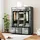 Homcom Stoffschrank 125 x 162,5 x 43 cm Hellgrau
