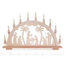 Großhandel Dregeno Schwibbogen mit Christi Geburt, elektrisch beleuchtet BxHxT 67 cmx44 cmx6 cm NEU