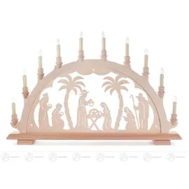 Großhandel Dregeno Schwibbogen mit Christi Geburt, elektrisch beleuchtet BxHxT 67 cmx44 cmx6 cm NEU