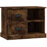 vidaXL Nachtschrank Räuchereiche 60 x 35,5 x 45 cm Braun