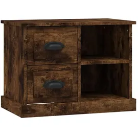 vidaXL Nachtschrank Räuchereiche 60 x 35,5 x 45 cm Braun
