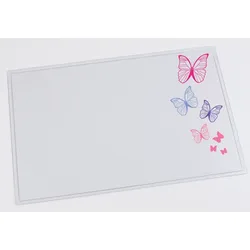 Läufer Schreibunterlage Emotion 'Butterfly' 40x60 cm transparent