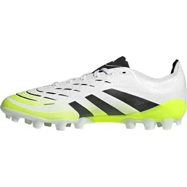 adidas Predator League 2G/3G AG Herren Cloud White/Core Black/Lucid Lemon 40 2/3