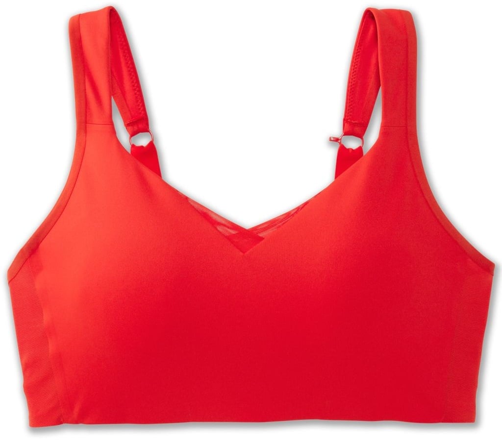 Brooks Damen D-Cup Drive Convertible Run Bra rot