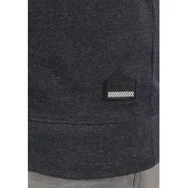 !Solid Hoodie mit Musterung Blau S