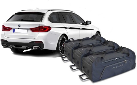 Car Bags Pro.Line B15801SP BMW 5er Touring G31 520e und 530e Plug-In Hybrid Bj. 18- Reisetaschen Set