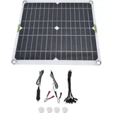 Fyearfly Tragbares Solarpanel, tragbares Solarpanel 200W 5V wasserdichtes leichtes dünnes Design Solarladegerät für Haushaltsautoschiff