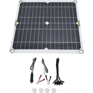 Fyearfly Tragbares Solarpanel, tragbares Solarpanel 200W 5V wasserdichtes leichtes dünnes Design Solarladegerät für Haushaltsautoschiff