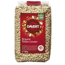 Davert - Braune Teller-Linsen 500 g