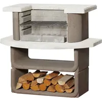 Buschbeck Grillbar Montana BBQ Kohlegrill Holzgrill Holzkohlegrill Grill Gartengrill