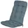 Beautissu Hochlehner Auflage 120 x 50 x 8 cm Taubenblau 1 St.