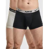 Nike Trunk 2 Pack Boxershorts in Schwarz, Größe M