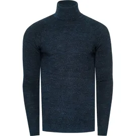 RUSTY NEAL Rollkragenpullover Blau XXL