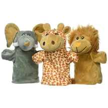 GoKi Handpuppen Wilde Tiere (3er Set)