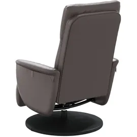 vidaXL Relaxsessel mit Fußteil Grau Kunstleder