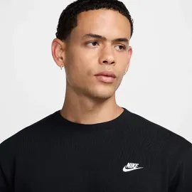 Nike Club Fleece Sweatshirt Schwarz/Weiß XXL