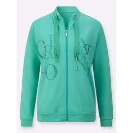 CREATION L Shirtjacke blau/grün 36