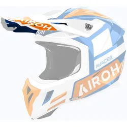 Airoh Aviator Ace 2 Sake, Helmschirm - Weiß/Orange