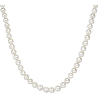 Valero Pearls Perlenkette Sterling Silber Süßwasser-Zuchtperle silber Ketten Damen