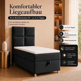 Best For Home Trinity K2 70 x 200 cm Schwarz