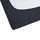 Beliani Spannbettlaken JANBU Baumwolle 200 x 200 cm Schwarz