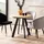Wohnling Esstisch 80 x 75 x 80 cm braun