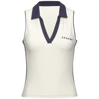 Copenhagen Studios Poloshirt Damen offwhite Gr.M (40/42)