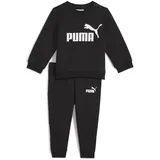 Puma Minicats Essentials Fleece Crew Baby-Jogginganzug 01 black 62