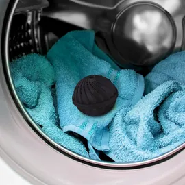 Relaxdays Waschball 4er Set, schwarz