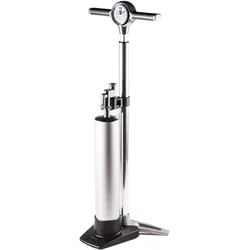 Crankbrothers Klic Standpumpe Tubeless Tank, analoges Manometer Silber Modell 2025