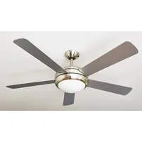 AireRyder Ursa 132 cm Deckenventilator silber/walnuss mit Licht inkl. Fernbedienung