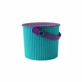 sceltevie Hachiman Aufbewahrungseimer Omnioutil Mini 4 L 1-tlg. türkis