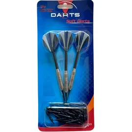 CARROMCO Softdart Set L 3 Softdarts 16 g mit 100 Ersatzspitzen