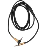 ASHATA Audiokabel mit Mikrofon,Ersatz Audio Zusatzkabel Kompatibel mit MDR -10r/1A/XB950/Z1000/MSR7 Kopfhörer,3,5 mm Ersatz Stereo Kabel mit Lautstärkeregler und Anrufannahme