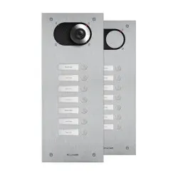 Comelit IX0107 Frontplatte Switch, 7 Teilnehmer, 1-reihig, V4A