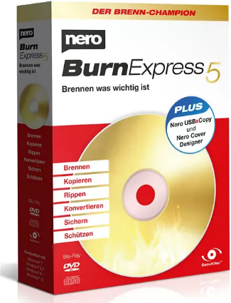 Nero AG Burn Express 5 - CDs und DVDs erstellen, brennen und kopieren