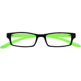 UV Reader Schwarz Leuchtend Grünen Nacken-Lesebrille Herren Frauen UVR021 +1,00