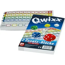 Nürnberger Spielkarten Qwixx Ersatzblöcke 2er Pack