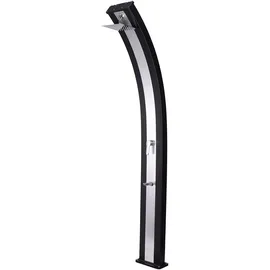 Steinbach Solardusche Slim Line Duo schwarz
