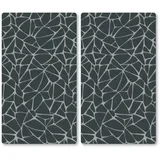 KESPER Multi-Glasschneideplatte 2er Mosaik grau