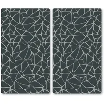 KESPER Multi-Glasschneideplatte 2er Mosaik grau