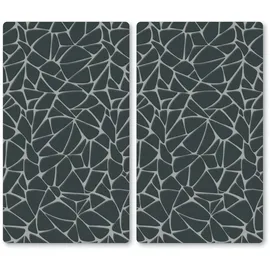KESPER Multi-Glasschneideplatte 2er Mosaik grau