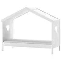 Vipack Hausbett Weiß, Holz, Kiefer, 90x200 cm, nicht verstellbar, Kinder- & Jugendzimmer, Kindermöbel, Kinderbetten, Hausbetten