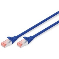 Digitus DK-1644-030/B RJ45 Netzwerkkabel Patchkabel CAT 6 S/FTP Blau