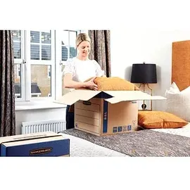 Bankers Box Umzugskartons SmoothMove FastFold 47,0 x 48,0 x 41,2 cm, 5 St.